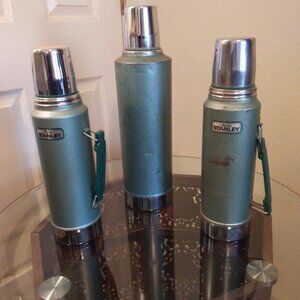 Vintage Stanley 1 Quart & 2 Quart Thermos